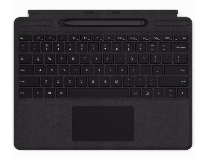 Surface Pro X Signature Keyboard with Slim Pen Bundle Commercial Black QJV-00007 