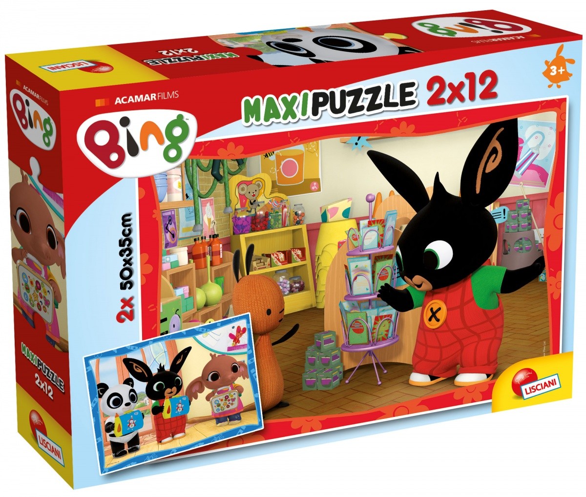 Puzzle Bing 2x12 elementów W szkole