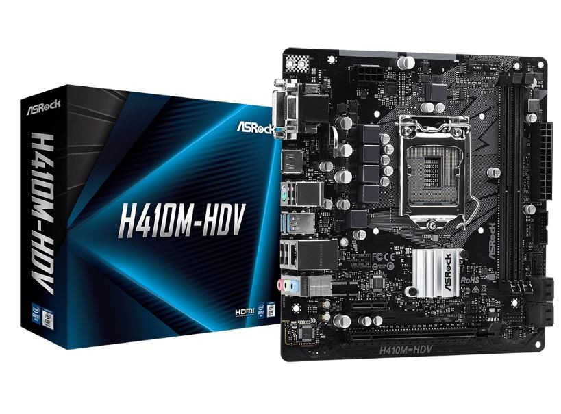 Płyta główna H410M-HDV s1200 2DDR4 HDMI/DVI/D-SUB mATX