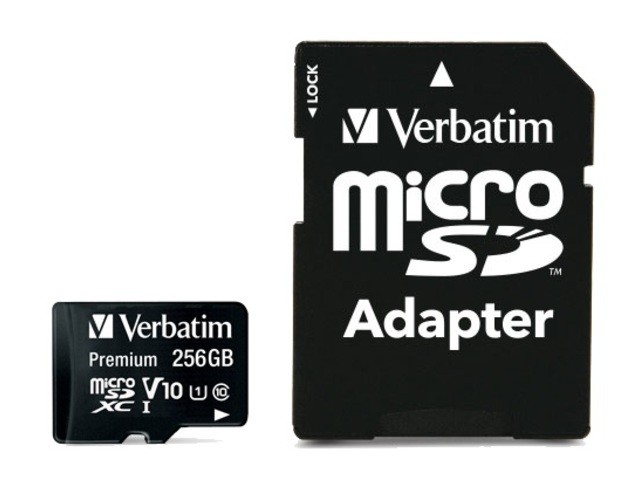 Micro SDXC 256GB class 10 UHS-1 + Adapter SD 