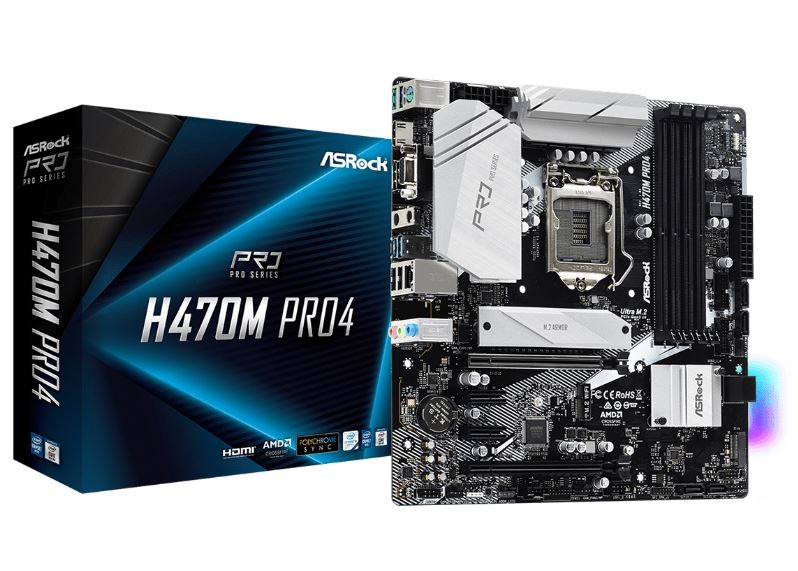 Płyta główna H470M Pro4 s1200 uATX 