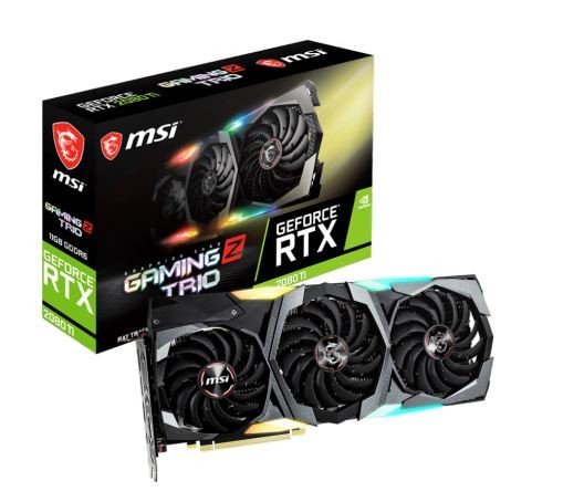 Karta graficzna Geforce RTX 2080 Ti GAMING Z TRIO 11GB GDDR6 352bit 3DP/HDMI/USB-C