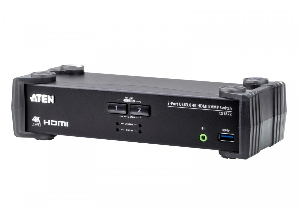 Przełącznik KVMP USB 3.0 4K HDMI CS1822-AT-G