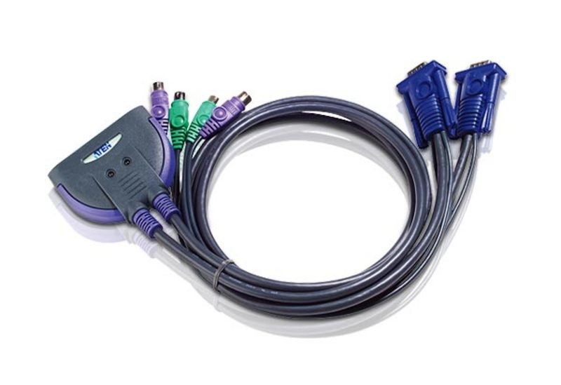 Przełącznik KVM PS/2 VGA 0.9m CS62S 