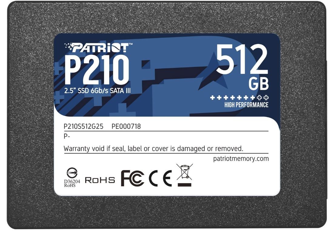 Dysk SSD 512GB P210 520/430 MB/s SATA III 2.5 