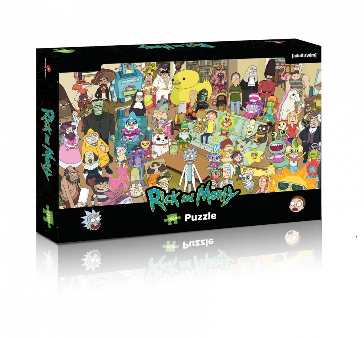 Puzzle 1000 elementów Rick and Morty