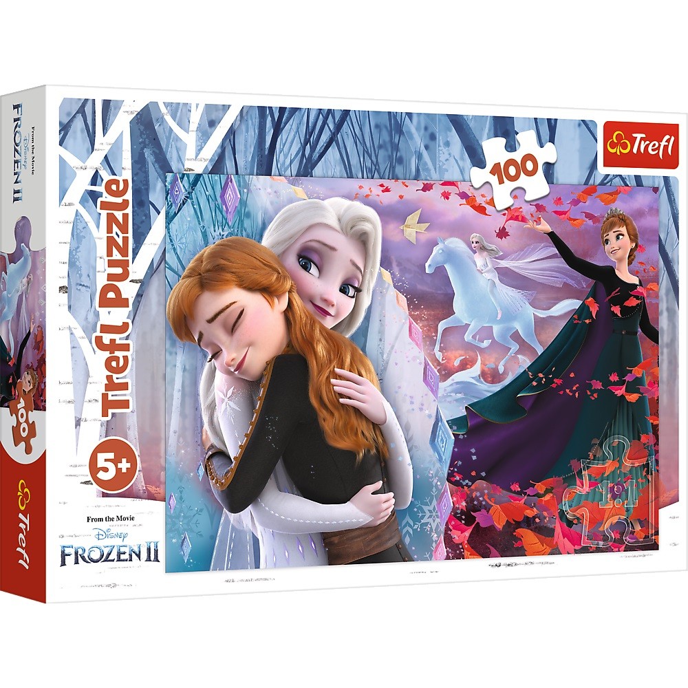 Puzzle 100 elementów Razem na zawsze Frozen 2 Kraina Lodu