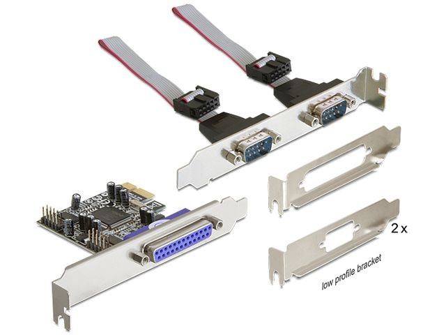 Karta PCI EXPRESS->COM 9PIN X2 + LPT (DB25)89129 