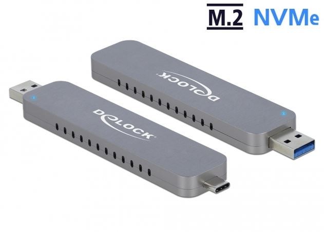 Obudowa SSD zewnętrzna  M.2 NVME USB TYPE-C 3.1/USB-A GEN