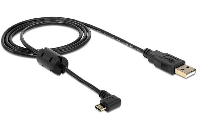 Kabel USB MICRO(M) kątowy 270