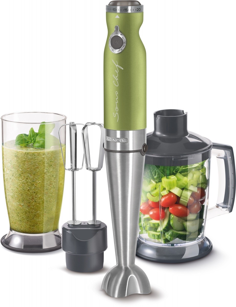 Blender ręczny 4w1 SHB 5600GG-EUE3 Moc 1200W, Titanium Quad