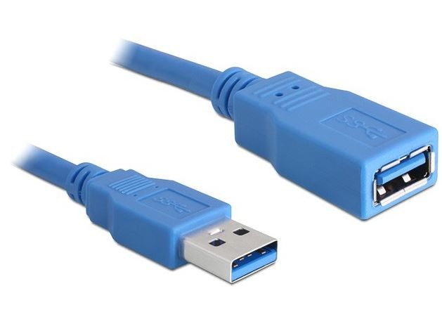 Przedłużacz USB-A M/F 3.0 5M niebieski   82541