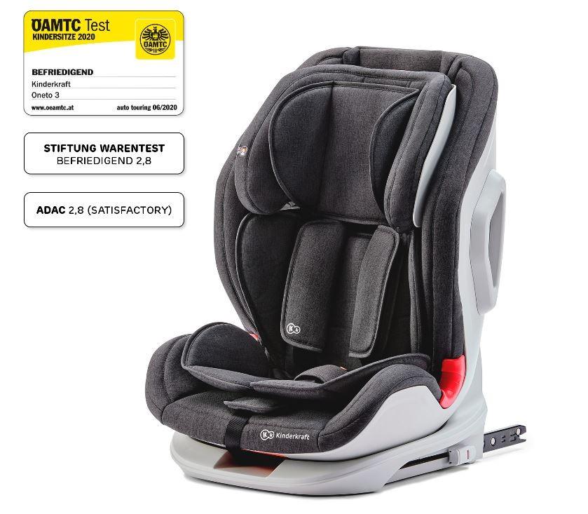 Fotelik Oneto3 9-36kg Isofix czarny