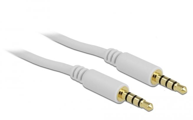 Kabel audio minijack 3.5mm M/M 4 PIN 2m