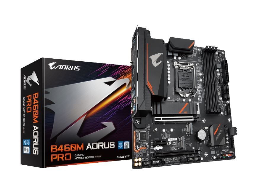 Płyta główna B460M AORUS PRO s1200 4DDR4 HDMI/DP/DVI M.2 mATX 