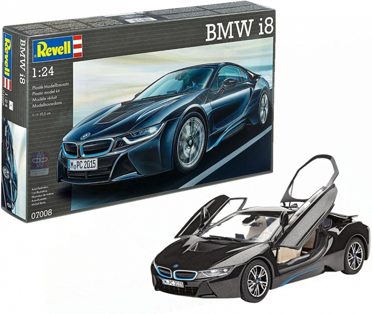 Model do sklejania BMW I8 