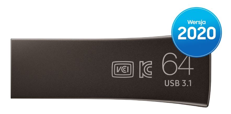 Pendrive BAR Plus USB3.1  64 GB Titan Gray