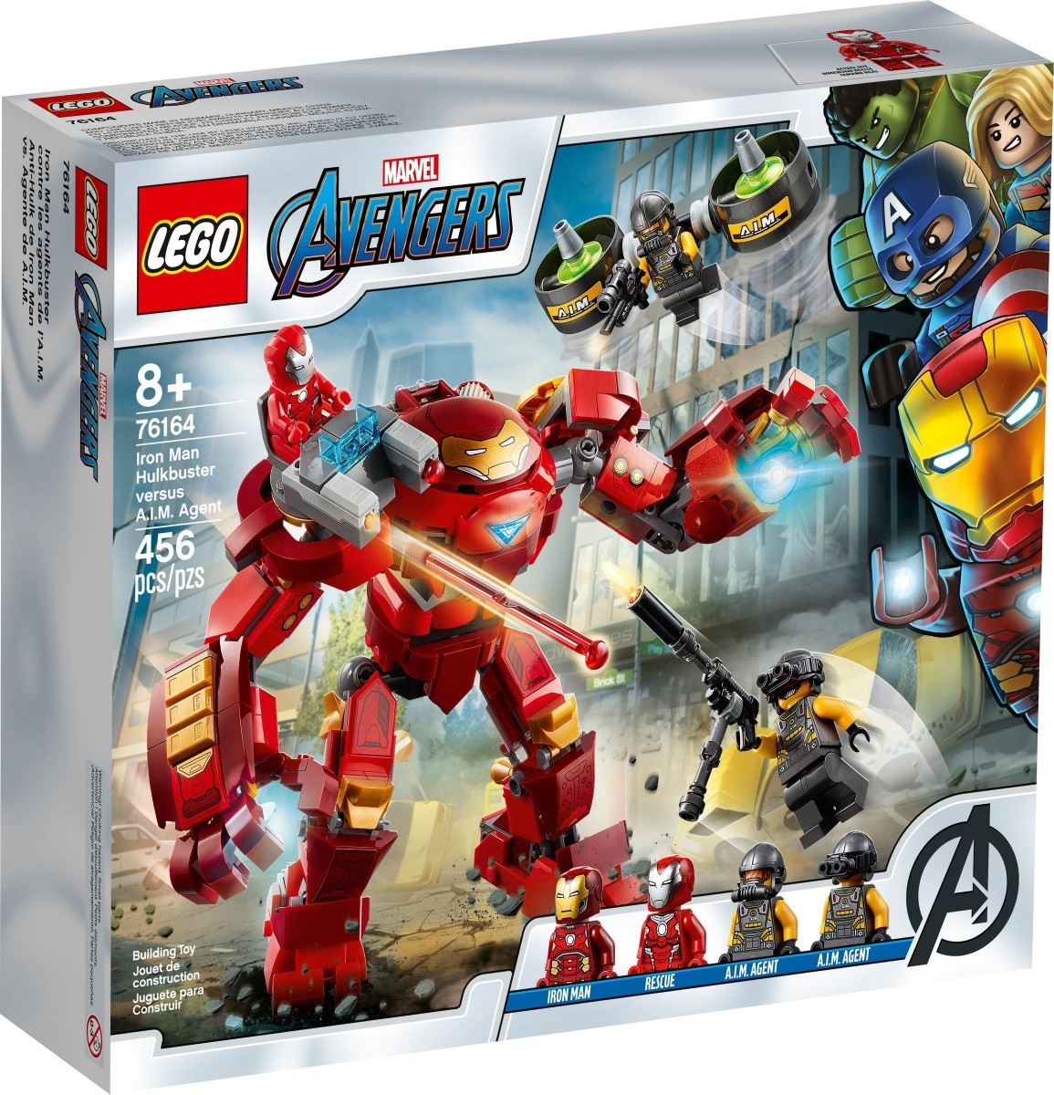 Klocki Super Heroes Hulkbuster Iron Mana kontra agenci A.I.M.