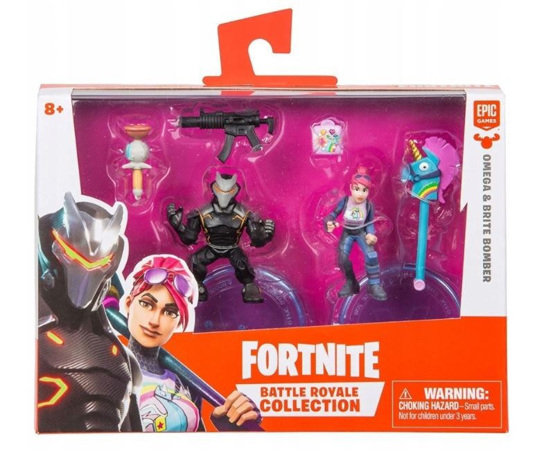 Figurki Fortnite z akcesoriami 2-pak Omega & Brite Bomber