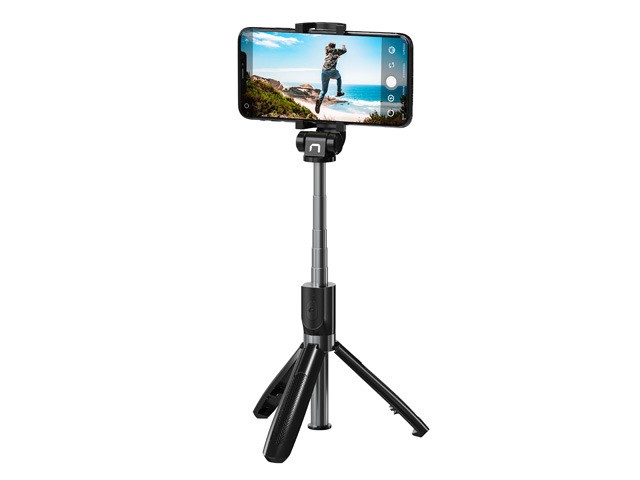 Selfie stick tripod bezprzewodowy Alvito BT 4.0 Czarny 