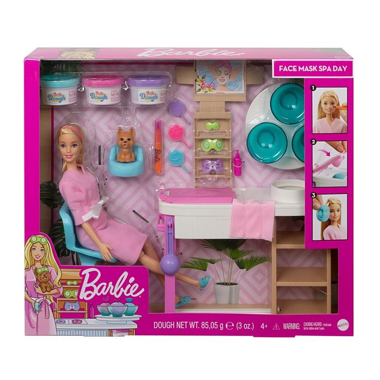 Barbie Salon Spa Maseczka na twarz Zestaw