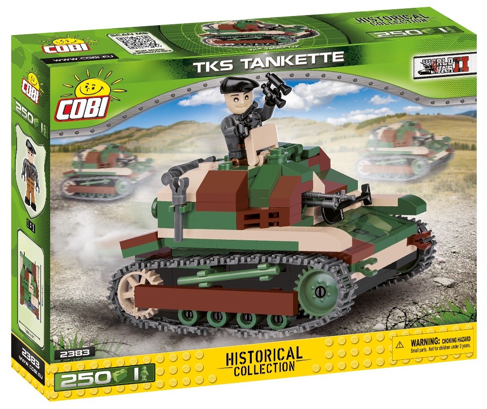 Klocki Small Army 250 elementów TKS Tankietka - polski lekki czołg rozpoznawczy