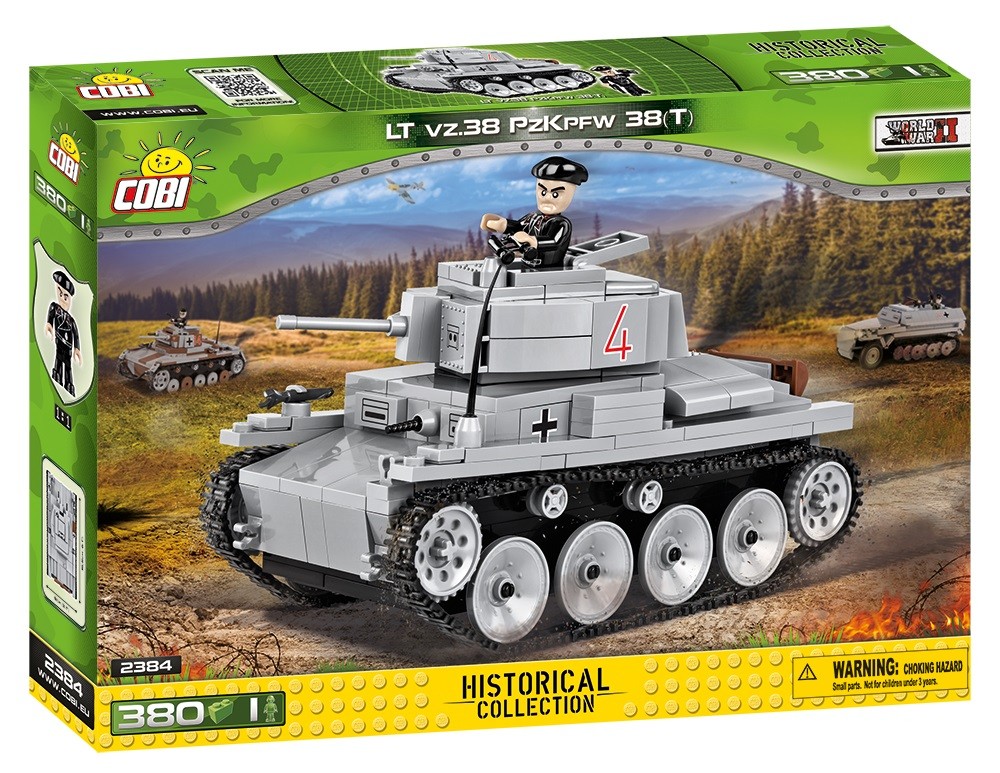 Klocki Small Army 380 elementów LT vz.38 PzKpfw 38(t)