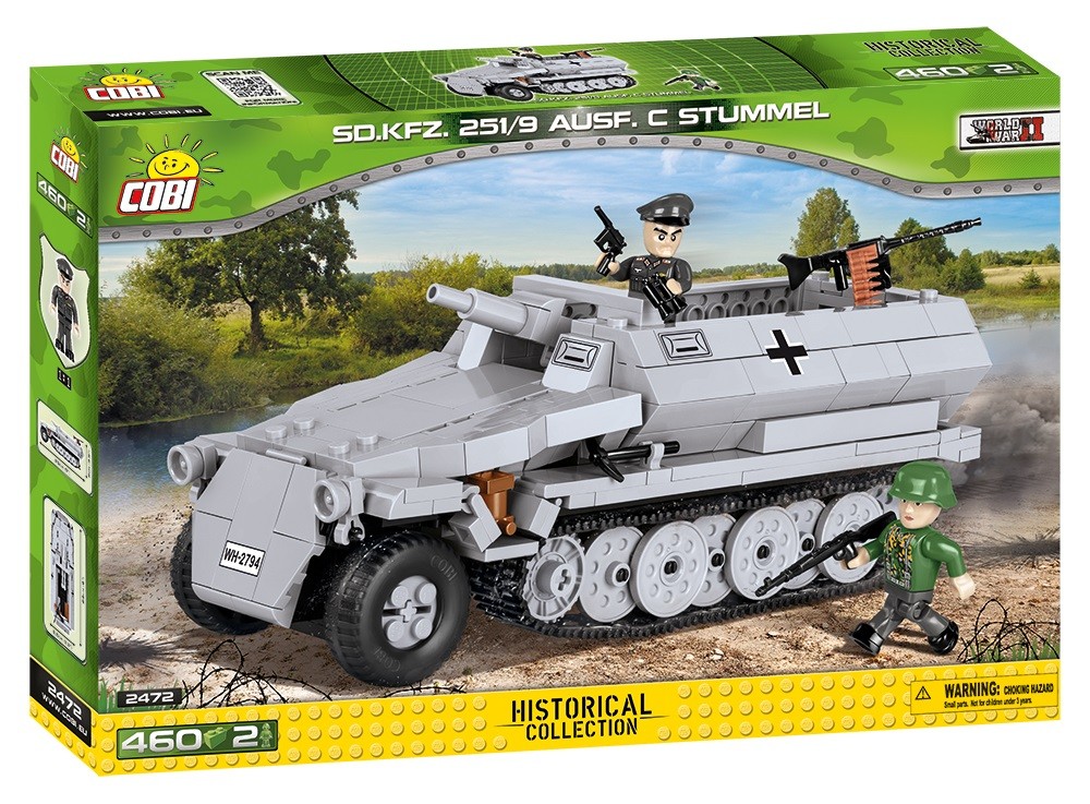 Klocki Historical Collection Sd.Kfz.251/9 Ausf.C Stummel