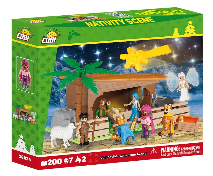 Klocki Nativity Set - Szopka Bożonarodzeniowa, 200 elementów