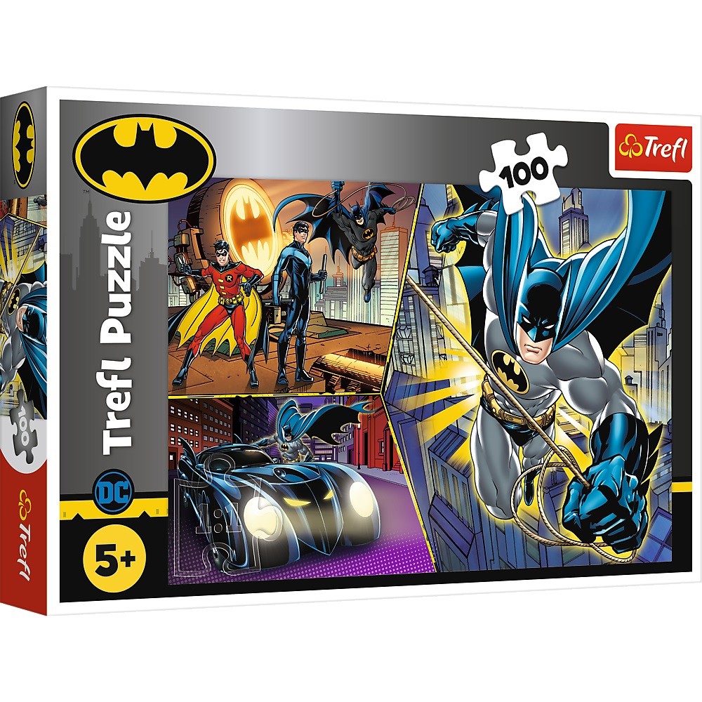 Puzzle 100 elementów Nieustraszony Batman