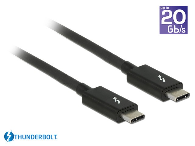 Kabel Thunderbolt 3 M/M 2m czarny 