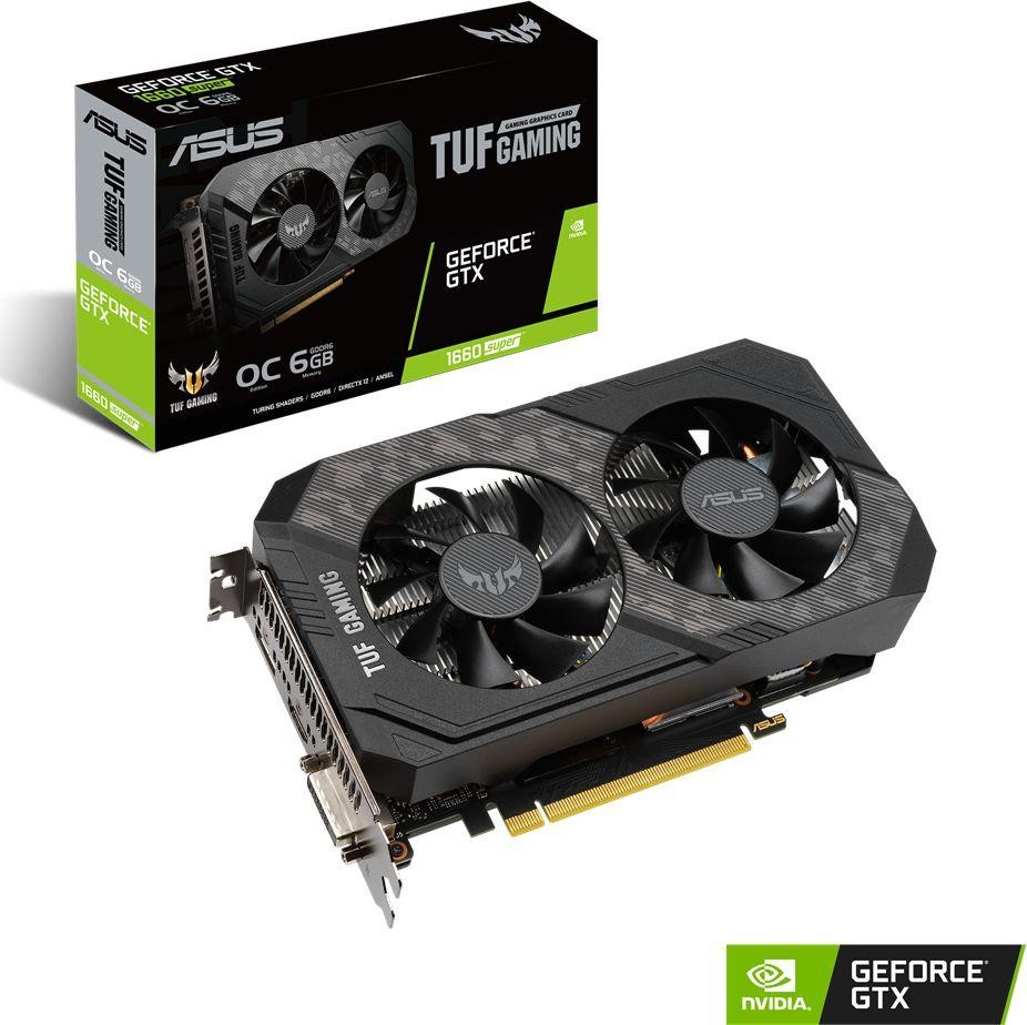 Karta graficzna TUF GTX 1660 SUPER OC 6GB GDDR6 192BIT DVI/HDMI