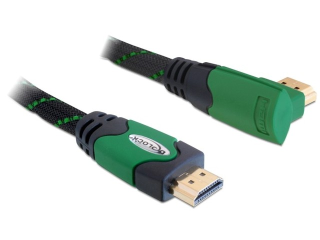 Kabel HDMI M/M V1 .4 1M Kątowy