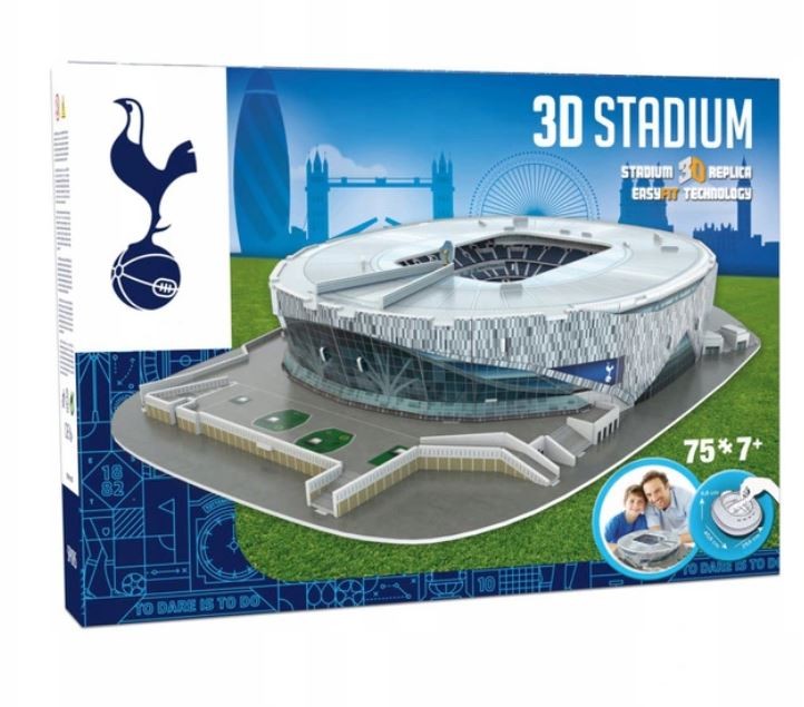 Puzzle 3D Nanostad Stadion Tottenham 75 elementów