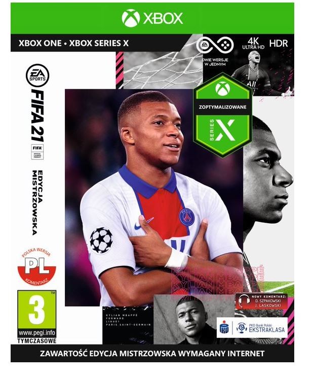 Gra Xbox ONE FIFA 21 Edycja Mistrzowska