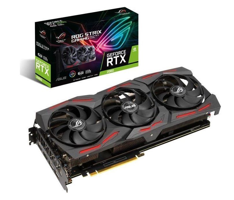 Karta graficzna RTX 2060 ROG STRIX A6G EVO GAMING GDDR6 192bit 2HDMI/2DP