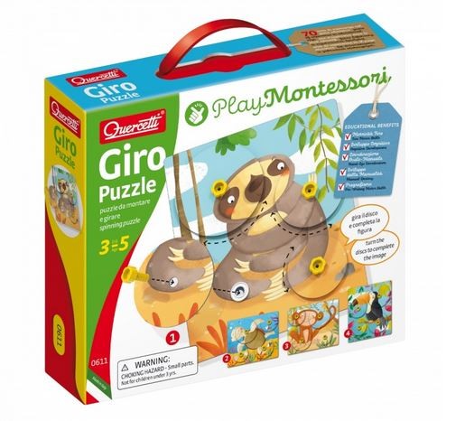 Puzzle zwierzęce Montessori