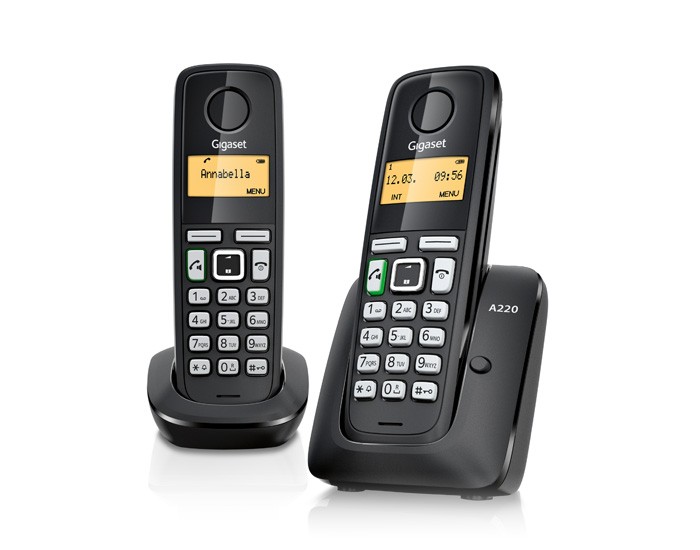 GIGASET Telefon DECT A220 DUO  bezprzewodowy