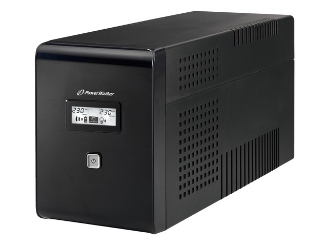 Zasilacz UPS LINE-INTERACTIVE 2000VA 2X 230V PL + 2XIEC OUT, RJ11/RJ45 IN/OUT, USB, LCD