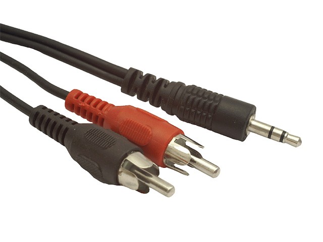 Kabel MINIJACK/2XRCA (CHINCH)M/M  10M