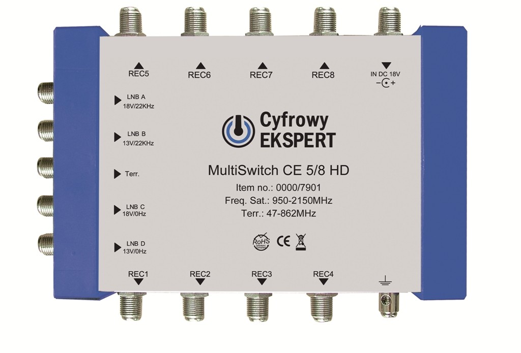 MULTYSWITCH CE 5/8 HD