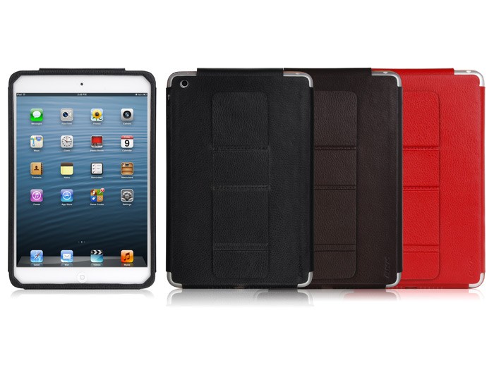 LUXA2 etui Lucca iPad mini skóra stojak czarne 