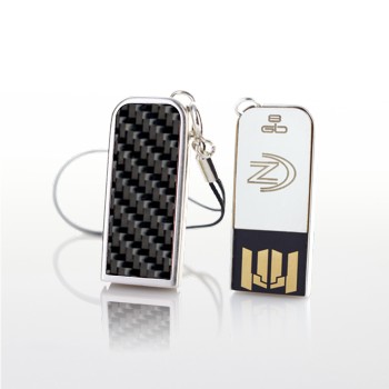 Pendrive Fioso Carbon 32GB (posrebrzana obudowa, chrom)