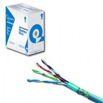 Kabel SFTP KAT 5e DRUT AWG24 305m szary