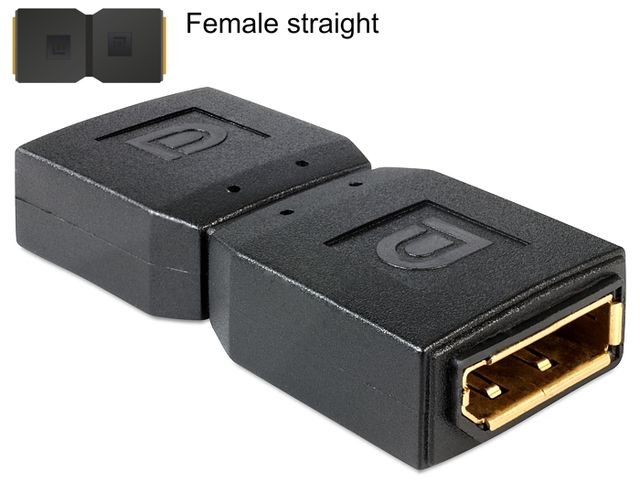 Adapter DISPLAYPORT(F)->DISPLAYPORT(F) Beczka 