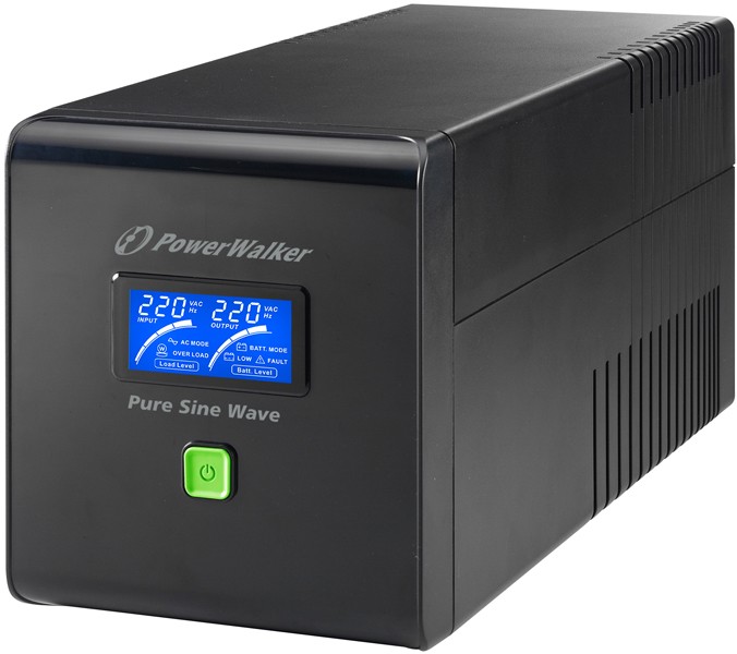 UPS POWER WALKER LINE-INTERACTIVE 750VA 4X IEC 230V, PURE SINE   WAVE, RJ11/45 IN/OUT, USB, LCD 