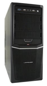 OBUDOWA CASE-PRO-924B/BZ MIDITOWER FRONT 1X USB 3.0 1 X USB 2.0 HD-AUDIO CZARNA SIATKA