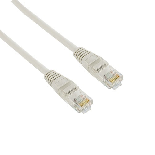 Patchcord RJ45 | osłonka zalewana | kat. 5e | UTP | 2m | szary