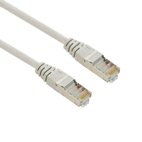 Patchcord RJ45 | osłonka zalewana | kat. 6 | FTP | 3m | szary