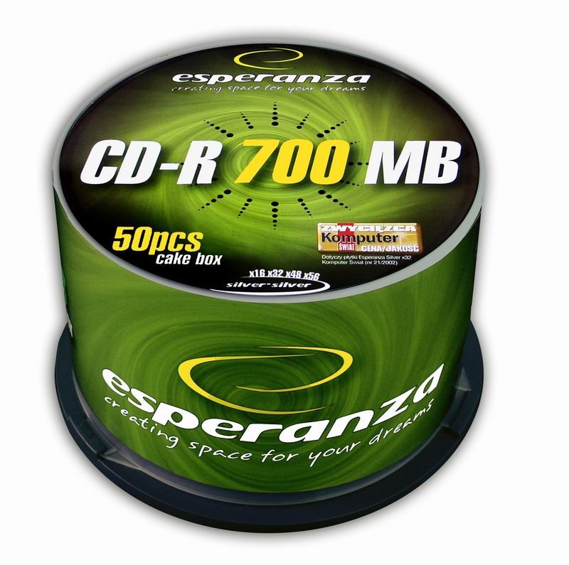 CD-R Silver 700MB x56 - Cake Box 50